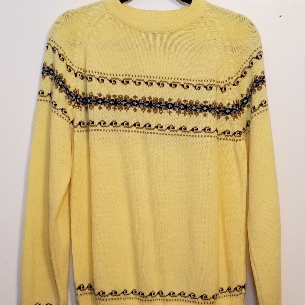 Yellow sweater